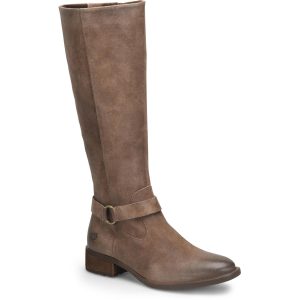 Saddler Leder-Ridding-Kniehohe Stiefel