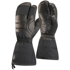 Schwarz Diamant Guide Fingerhandschuhe – Herren