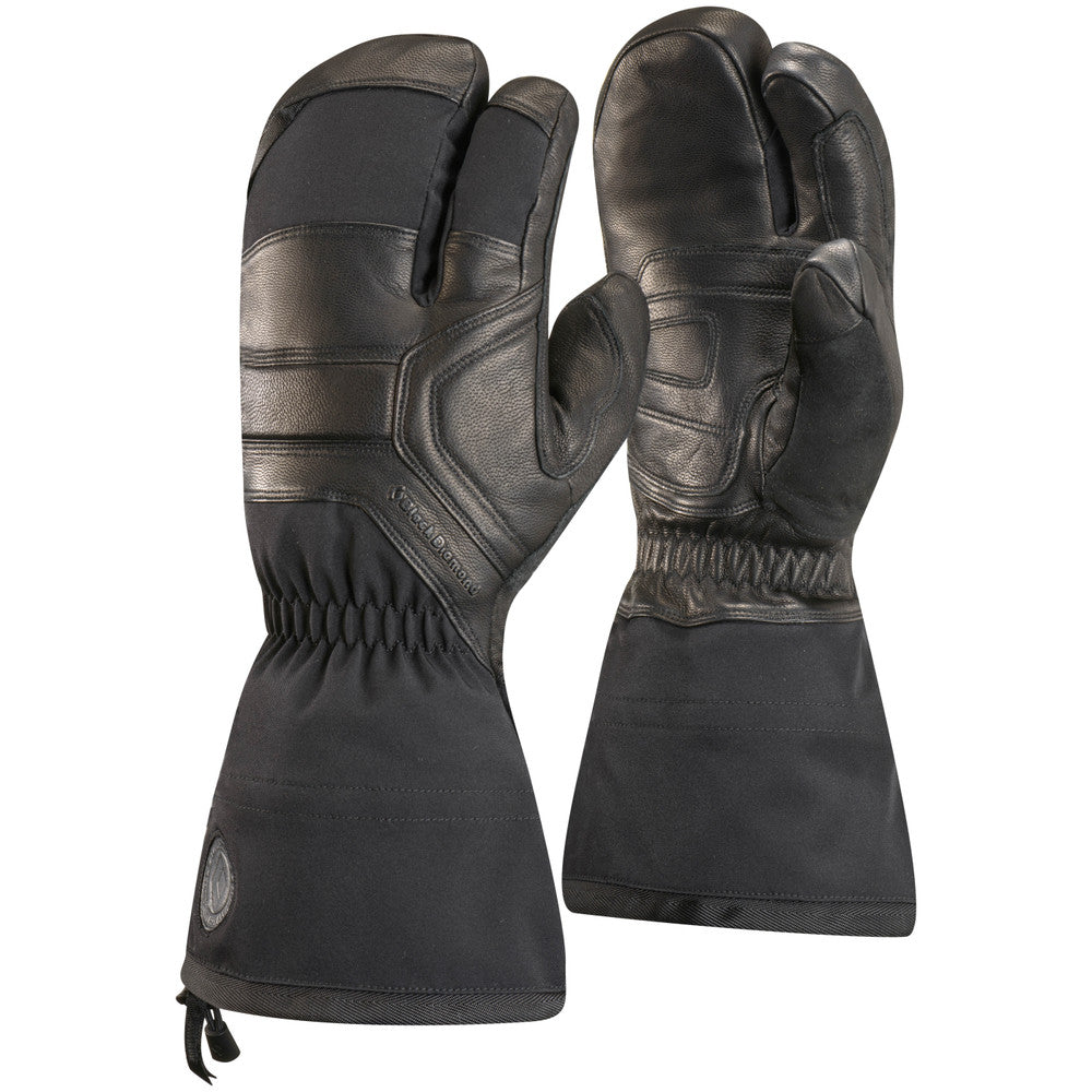 Schwarz Diamant Guide Fingerhandschuhe – Herren
