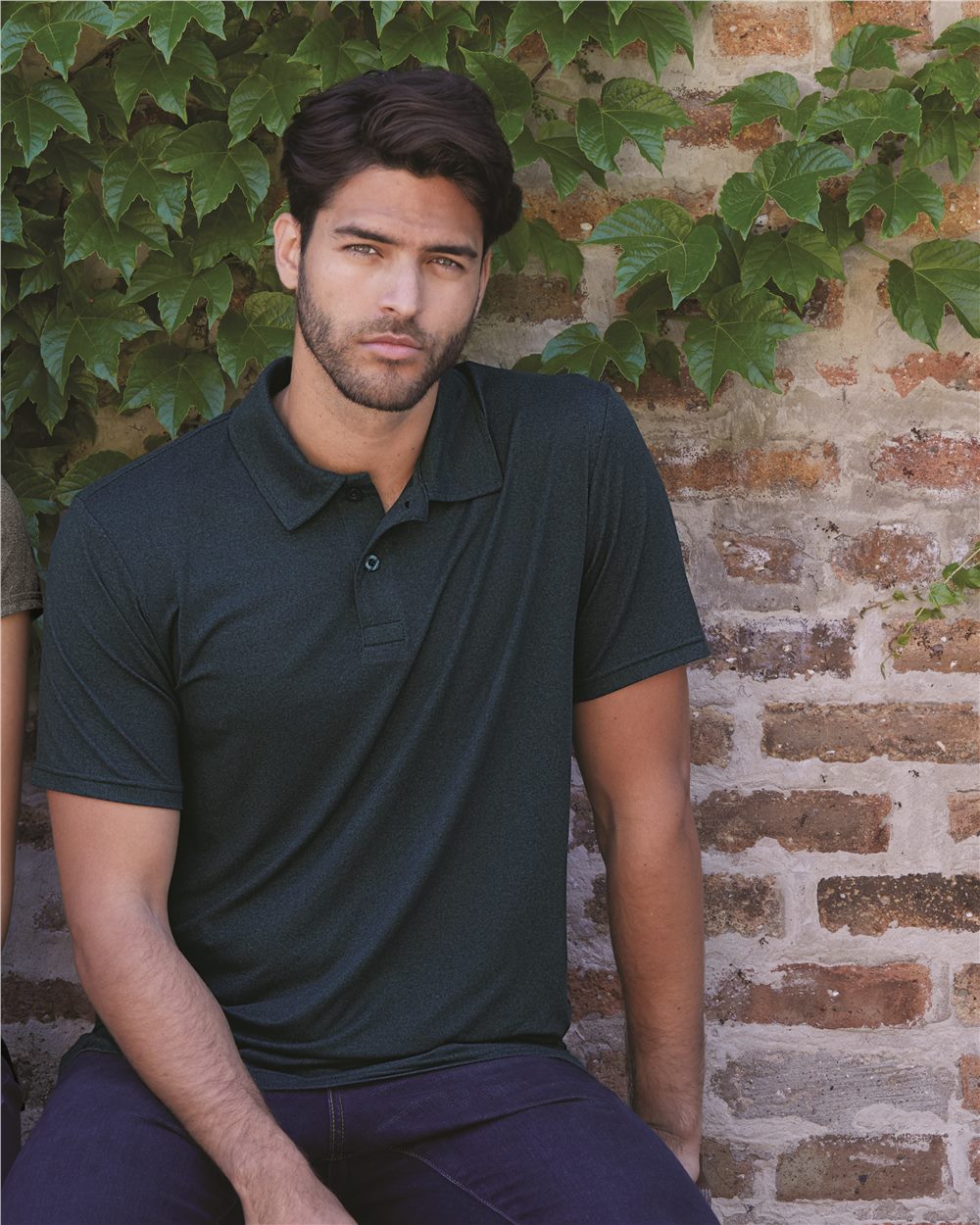 Wetterfester CoolLastTM Heathered Lux Polo