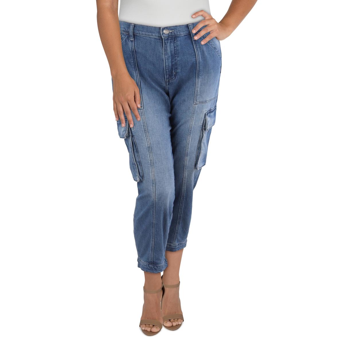Plus mittel Wash – Lässige Cargo Jeans