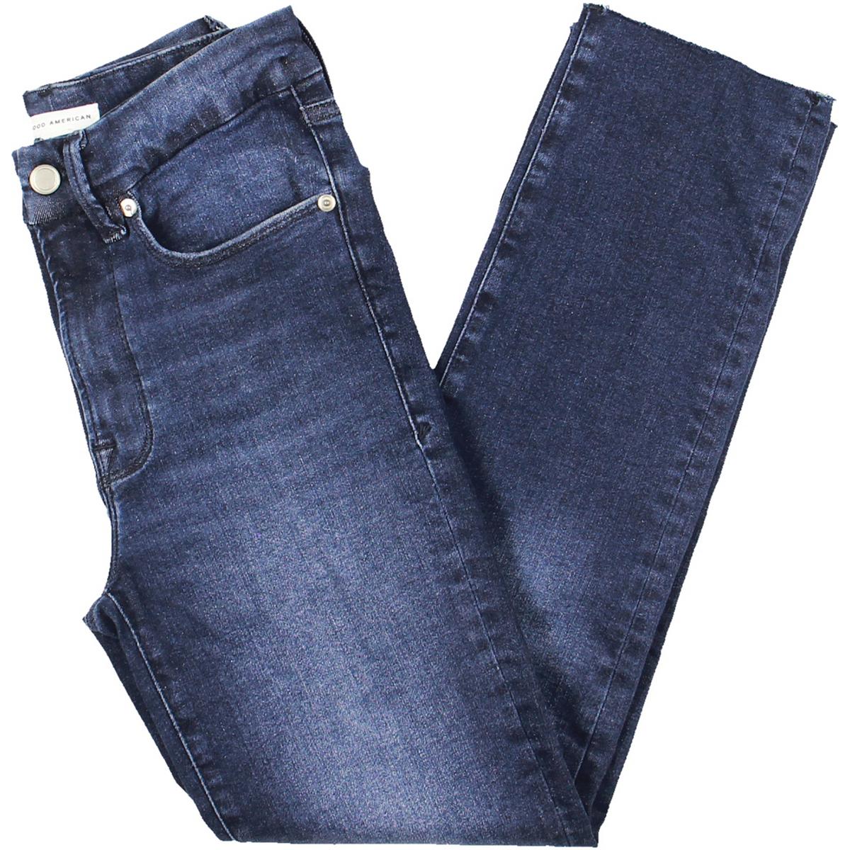 Klassische Jeans aus Denim Raw Hem