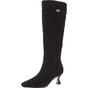 Lyla Wildleder massive kniehohe Stiefel