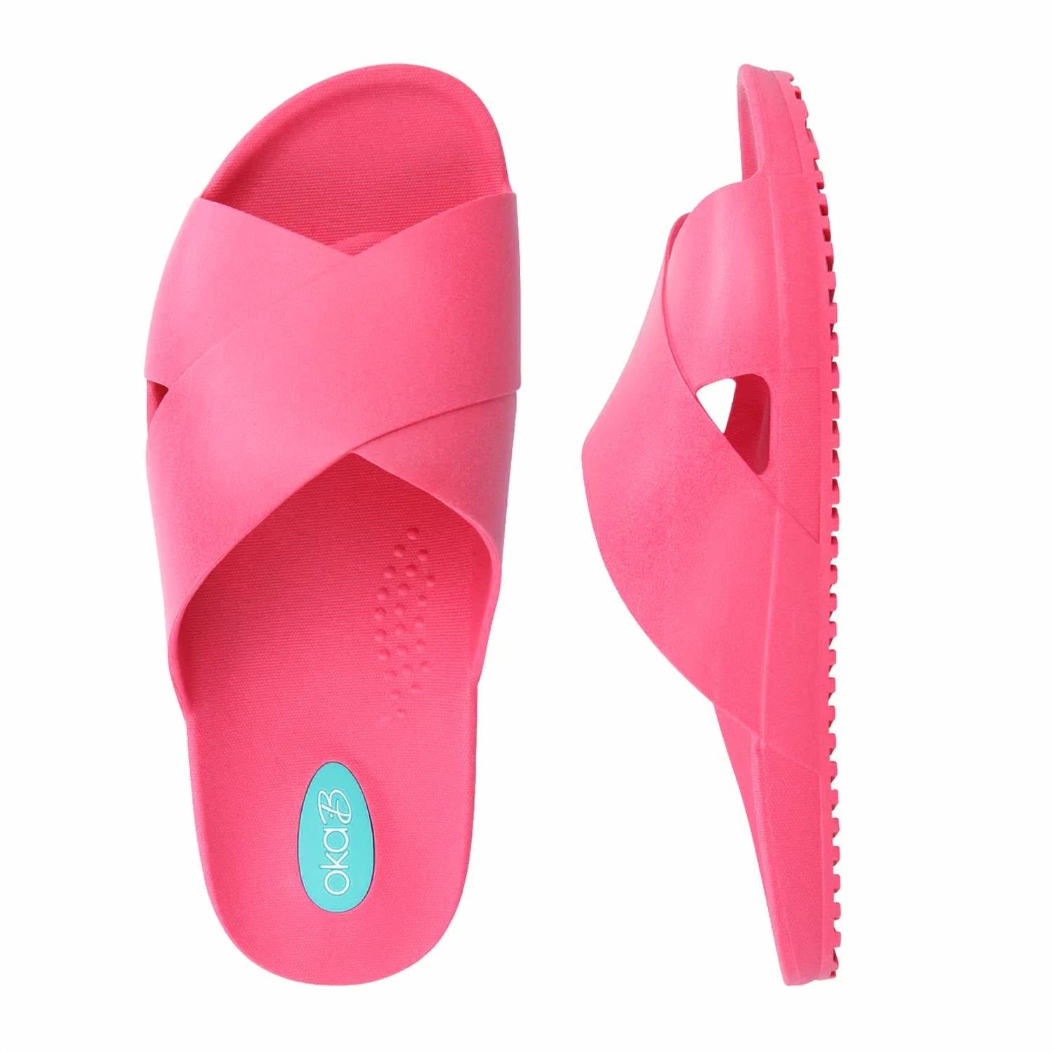 Damen Maxell Slide In Neon Rosa