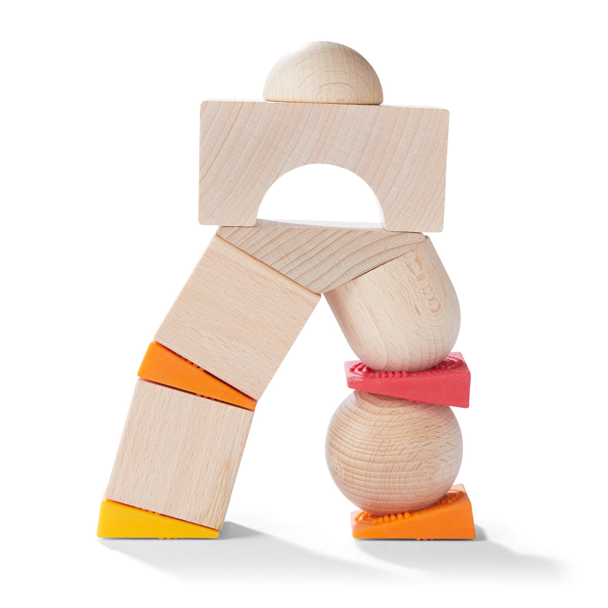 Teetering Türme Holzblöcke