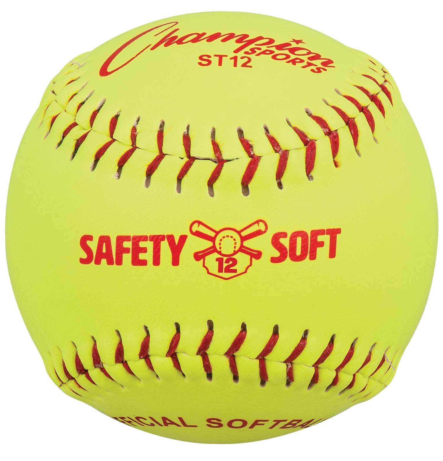 Champion Sports 12′′ Sicherheits-Softball – Dutzend