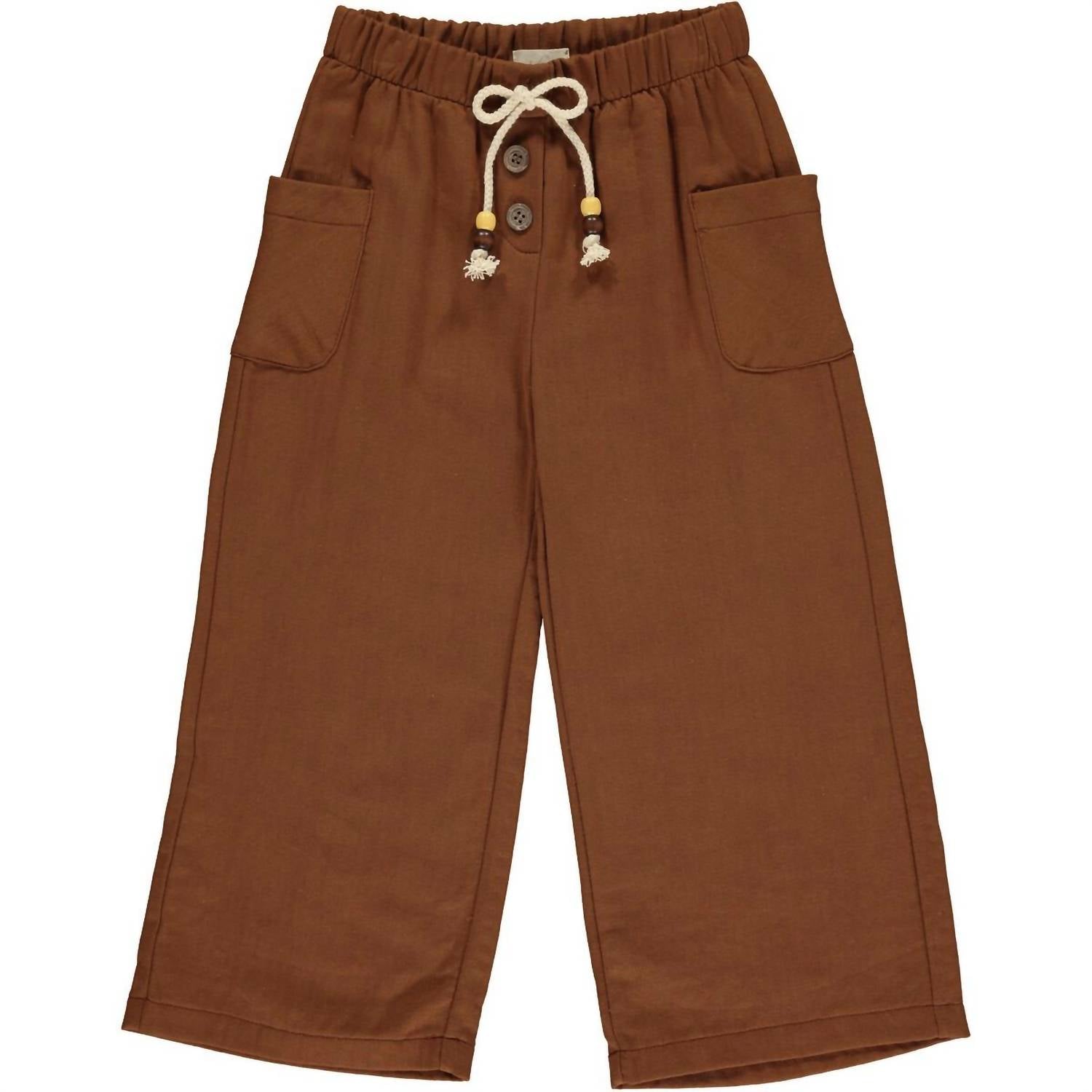 Mädchen breite Bein Hose in Rust
