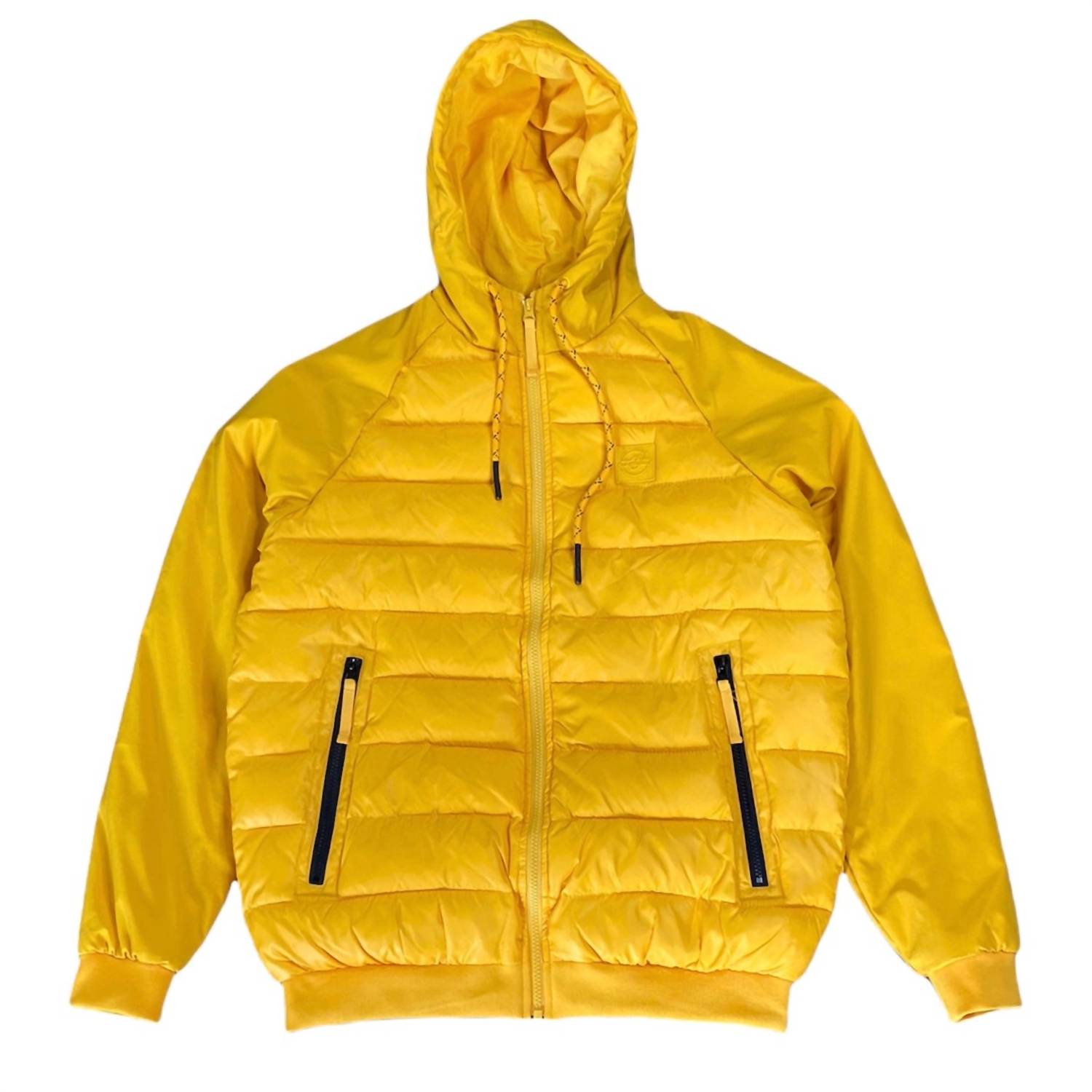 Herren Carpe Diem gesteppte Kapuzenjacke in Uni-Gold