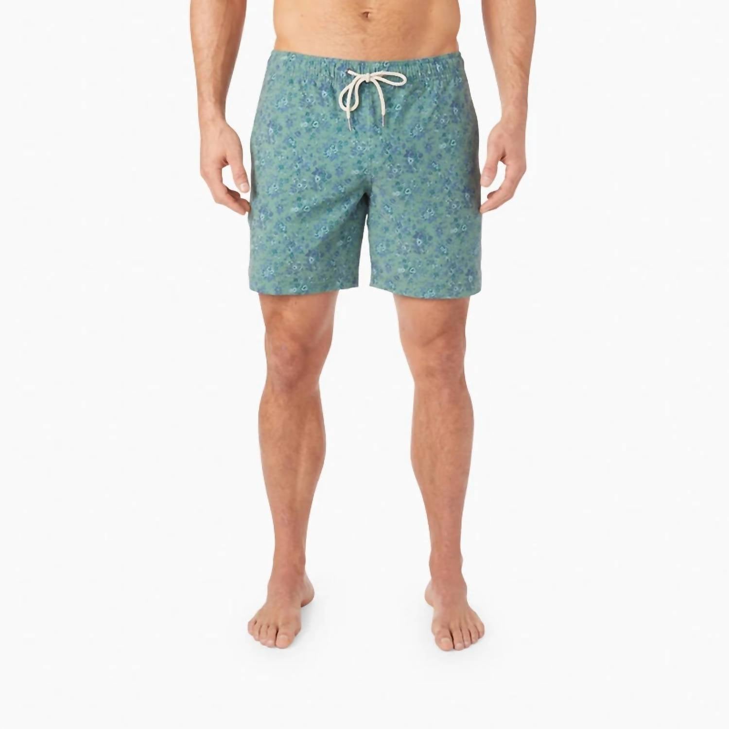 Bayberry Trunk in grün Mini mit Blumenmuster