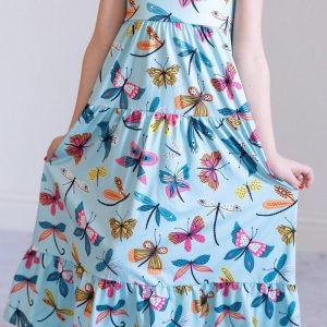 Little Flutters Rüschen-Maxikleid