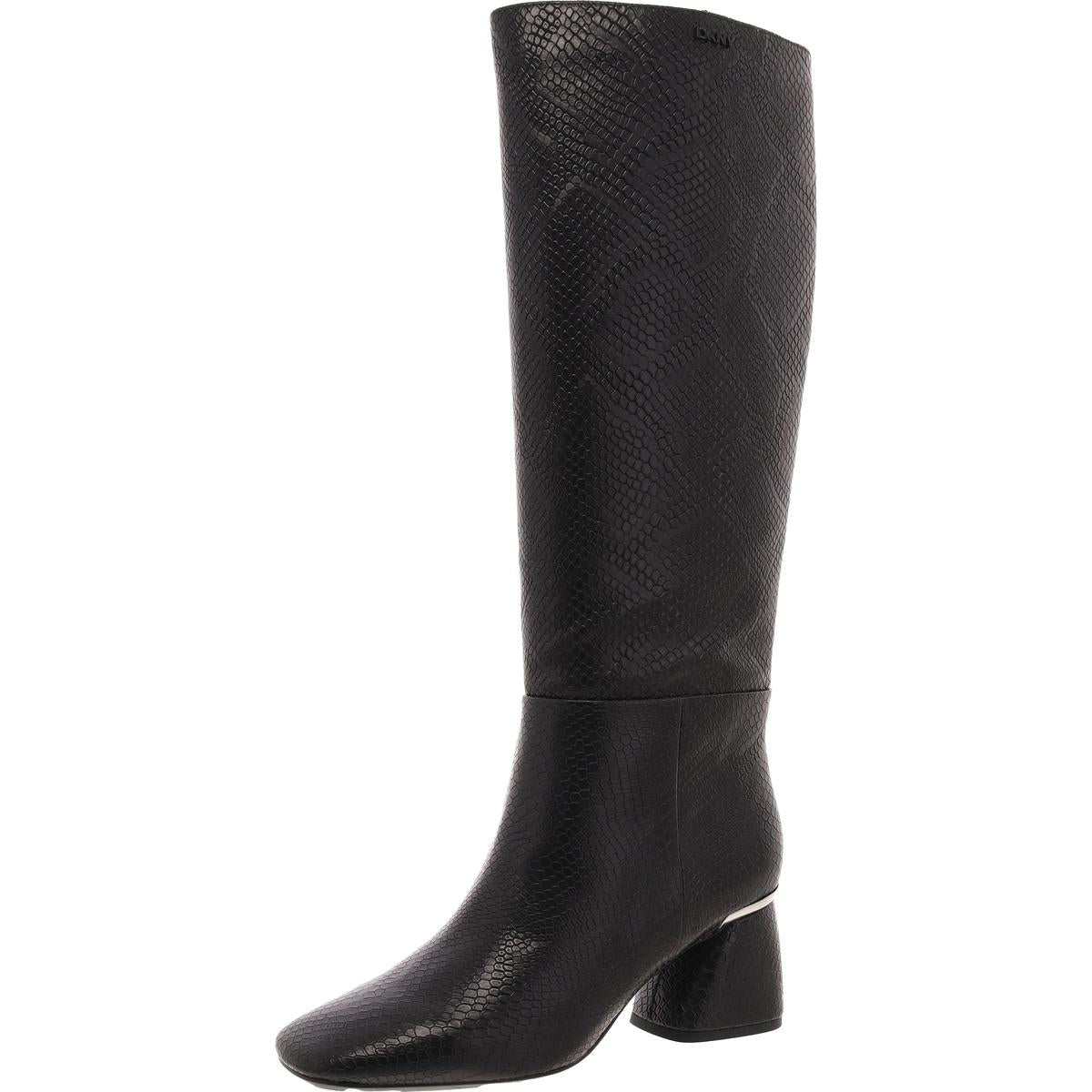 Cana Schlangenmuster Kunstleder Kniehohe Stiefel