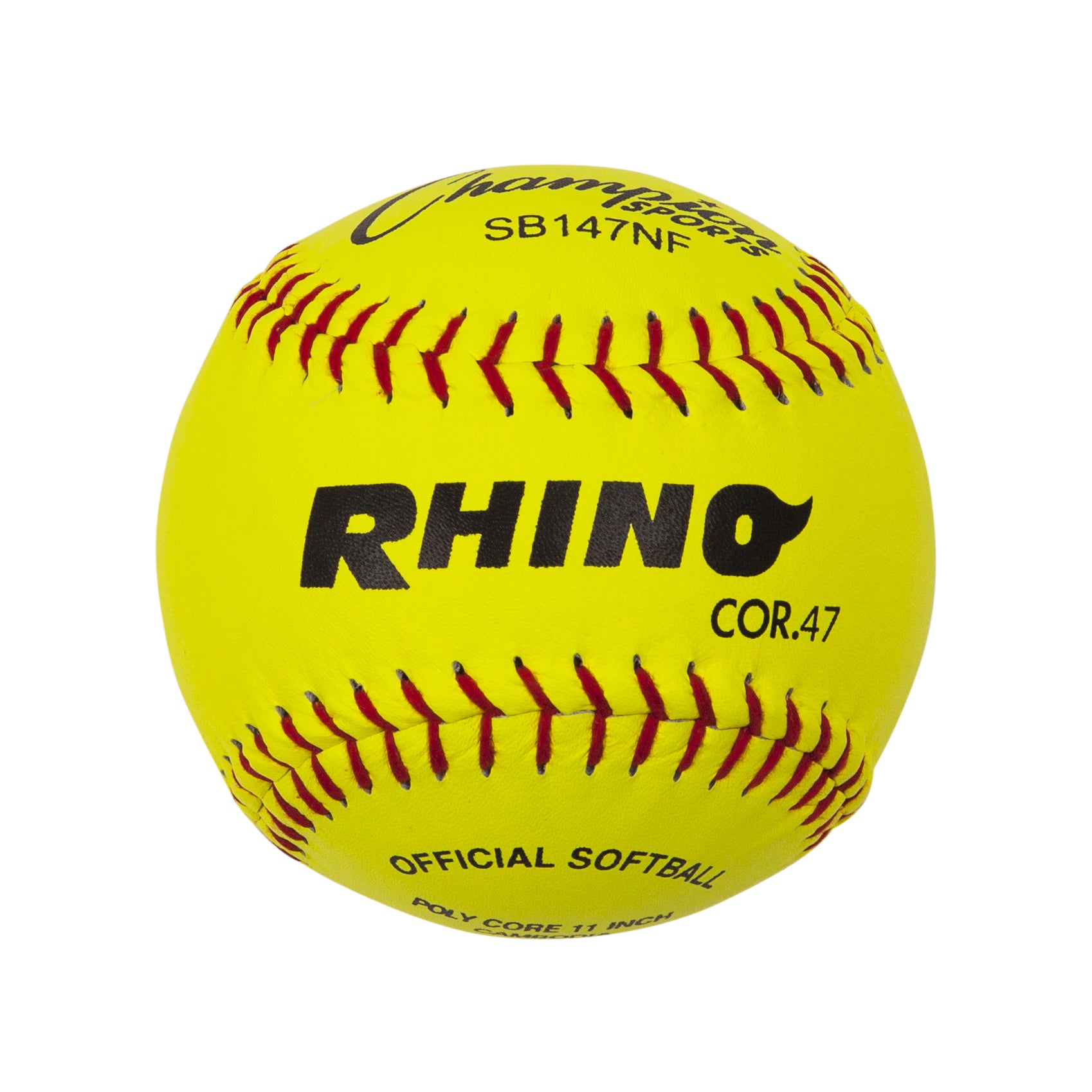 Champion Sports 12′′ Leder Softball – Dutzend