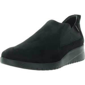 Keilstiefel aus Stretchleder