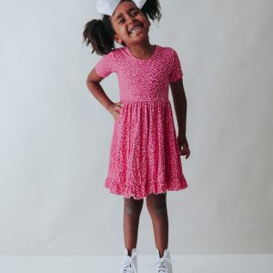 LOVE LEOPARD DREAM Rüschenkleid