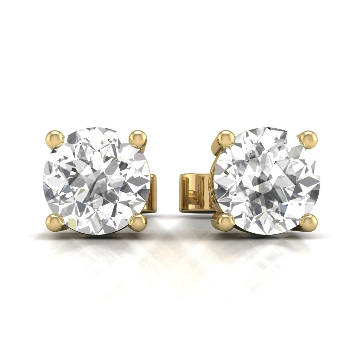 Diana M Labor 14KT YG 1/2CT TW LGD STUDIEN