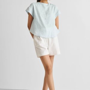 Kappe hüllen jeden Tag Top im Sommer blau