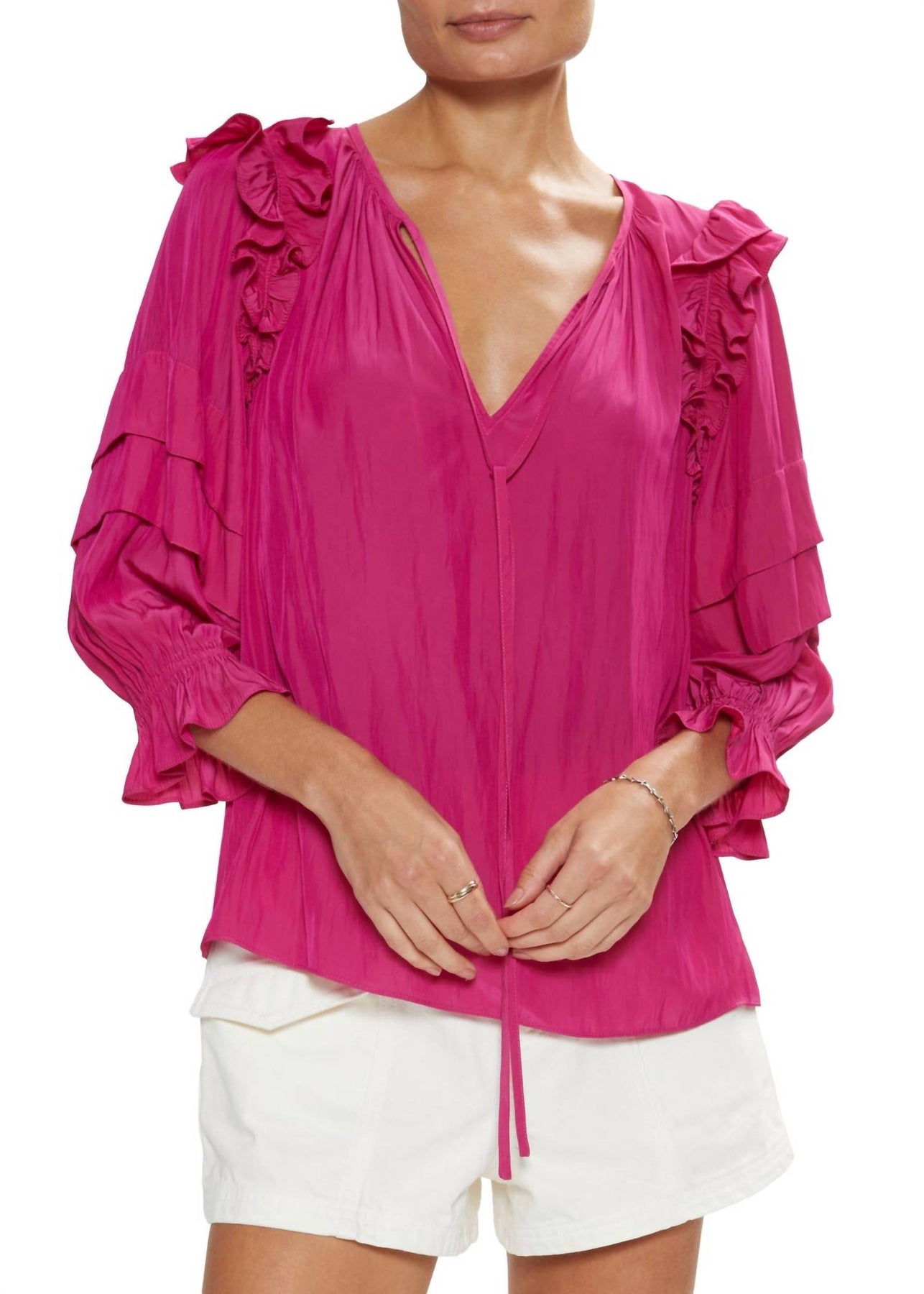 Samira Bluse in wilder Rose
