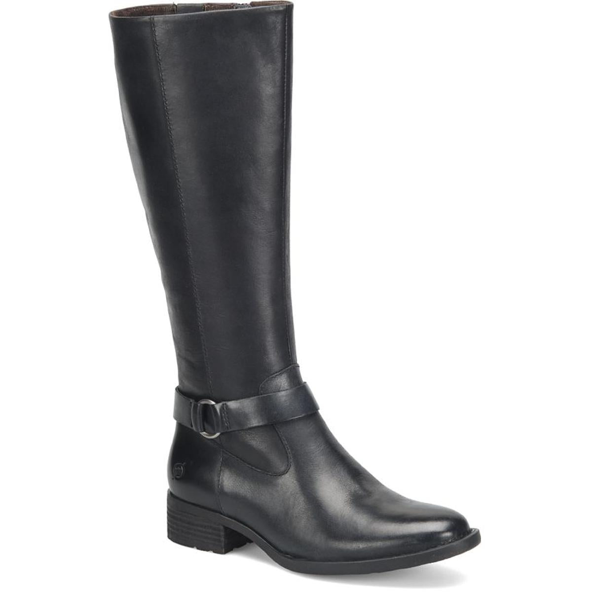 Saddler Leder verzierte Kniehohe Stiefel