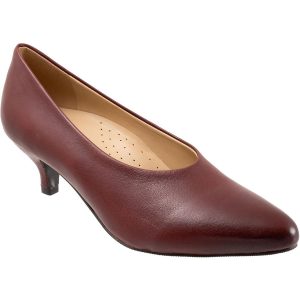 Kimber Leder Kätzchen Ferse Pumps