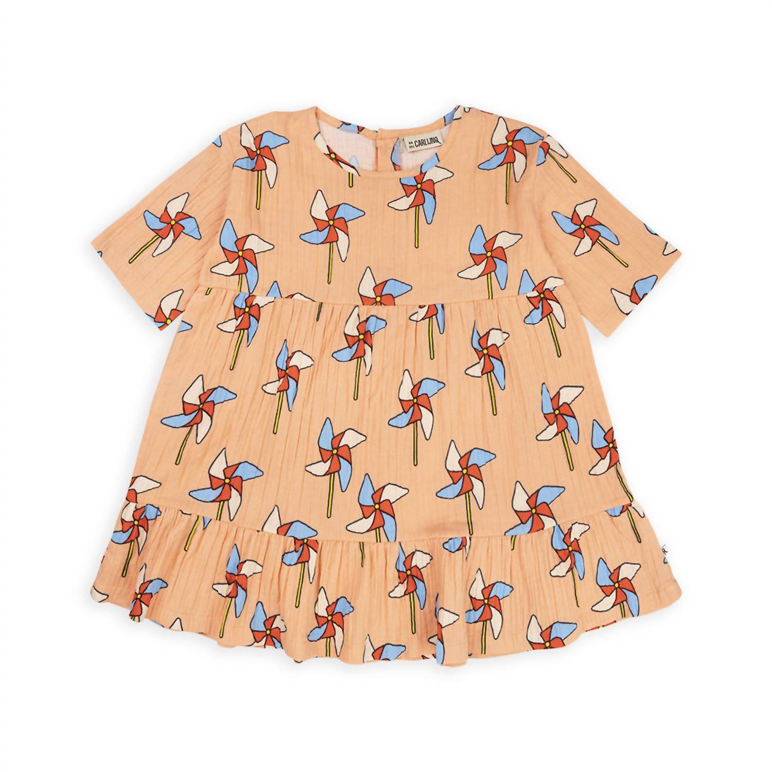 Mädchen Kleid in Pfirsich