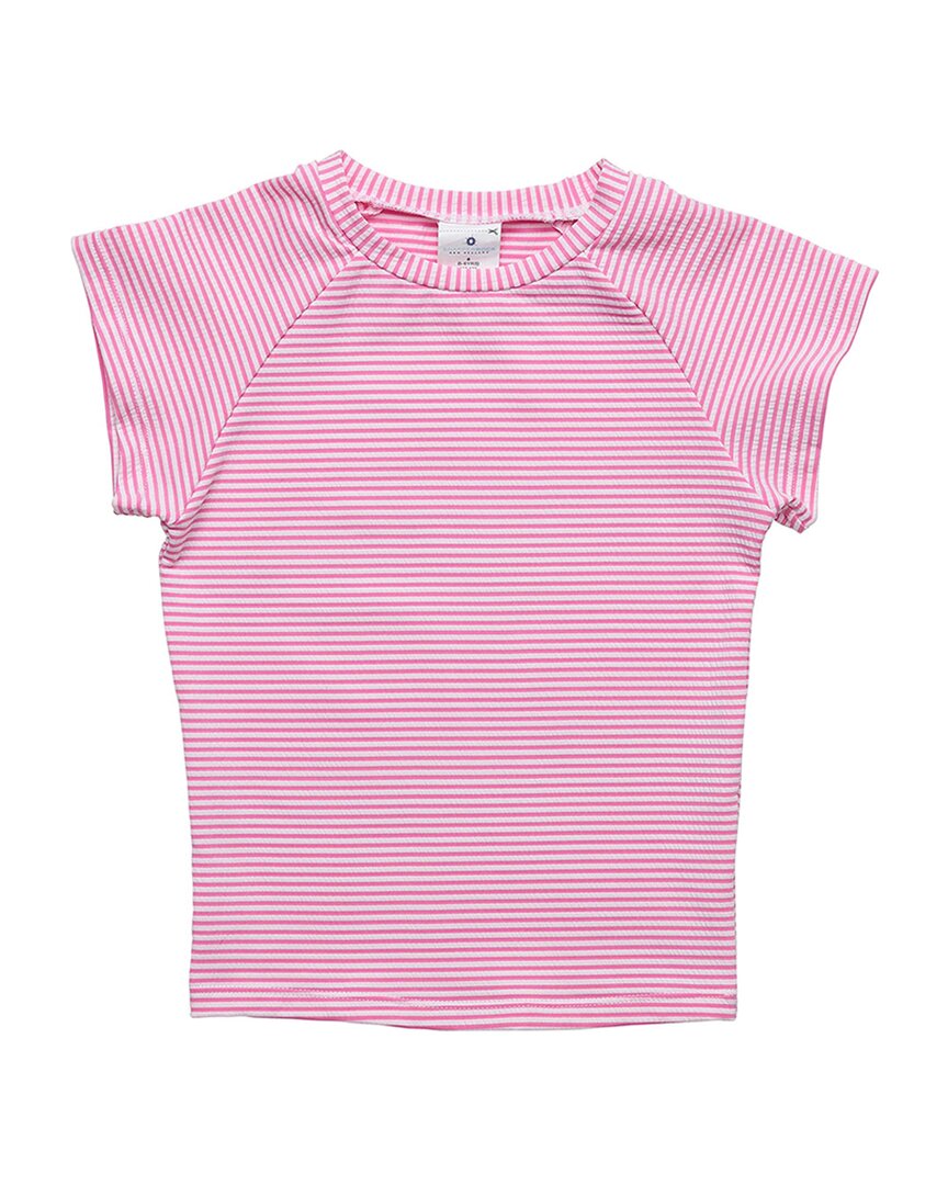 Snapper Rock Himbeere Stripe Rash Top