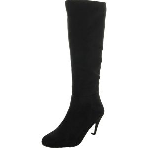 Corinne Hohe kniehohe Stiefel aus Wildlederimitat