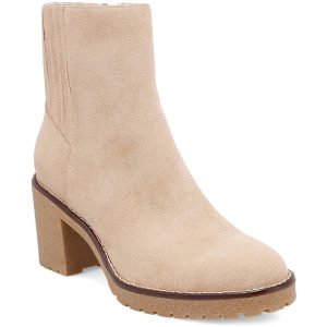 Reißverschluss Nubuck Stiefeletten