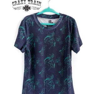 Junges Kumpel buyaroo Tee in der Marine