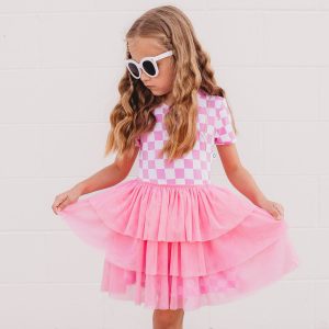 BUBBLEGUM CHECKERS DREAM TUTU Kleid