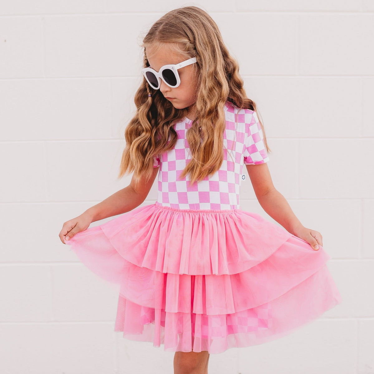 BUBBLEGUM CHECKERS DREAM TUTU KLEIDUNG
