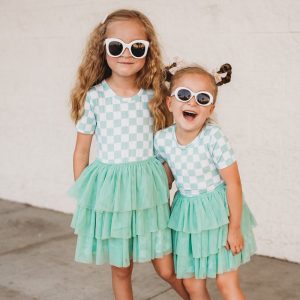 MINT CHECKERS DREAM TUTU Kleid