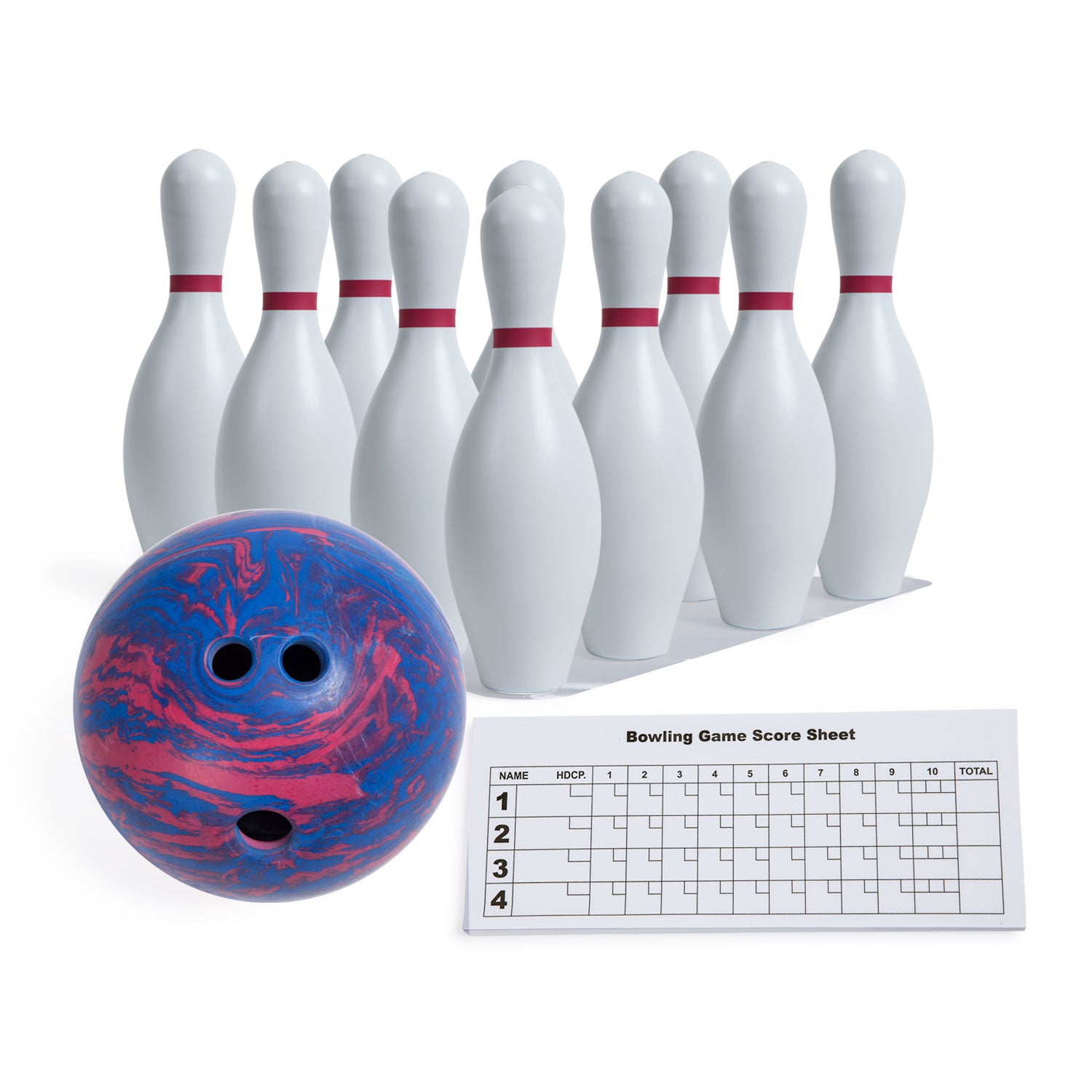 Champion Sports Kunststoff Bowling Ball & Pin Set