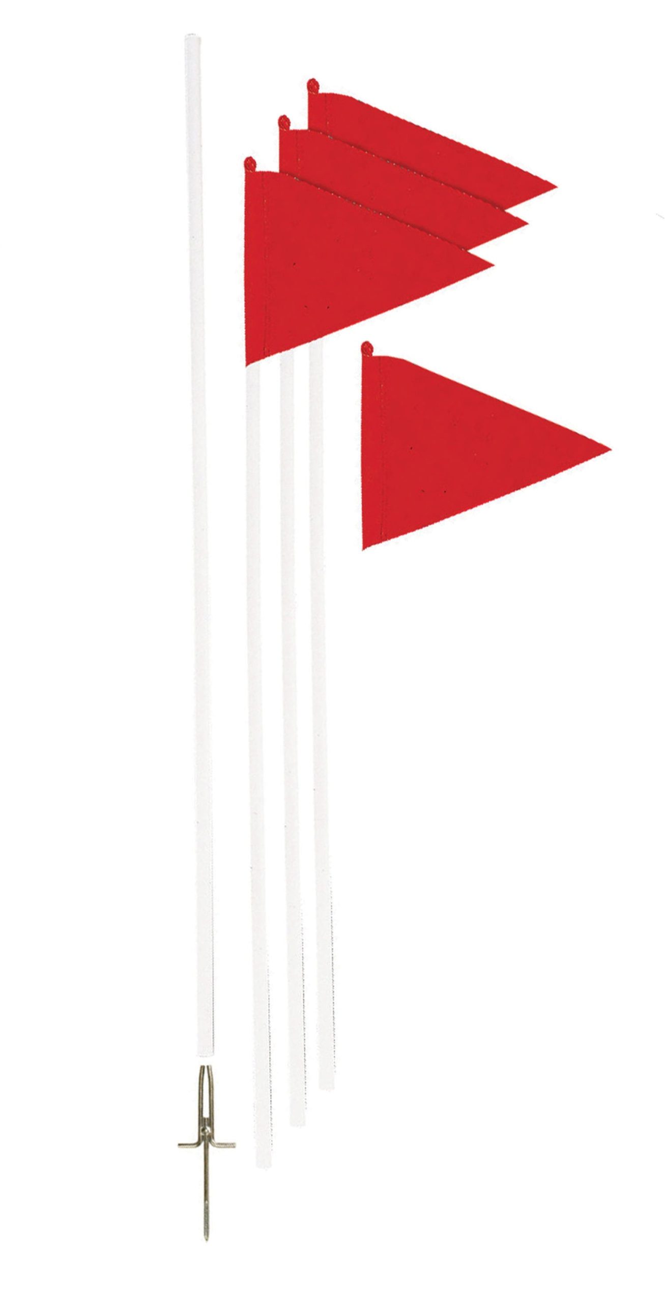 Champion Sports Einteiliges Economy Soccer Corner Flag Set