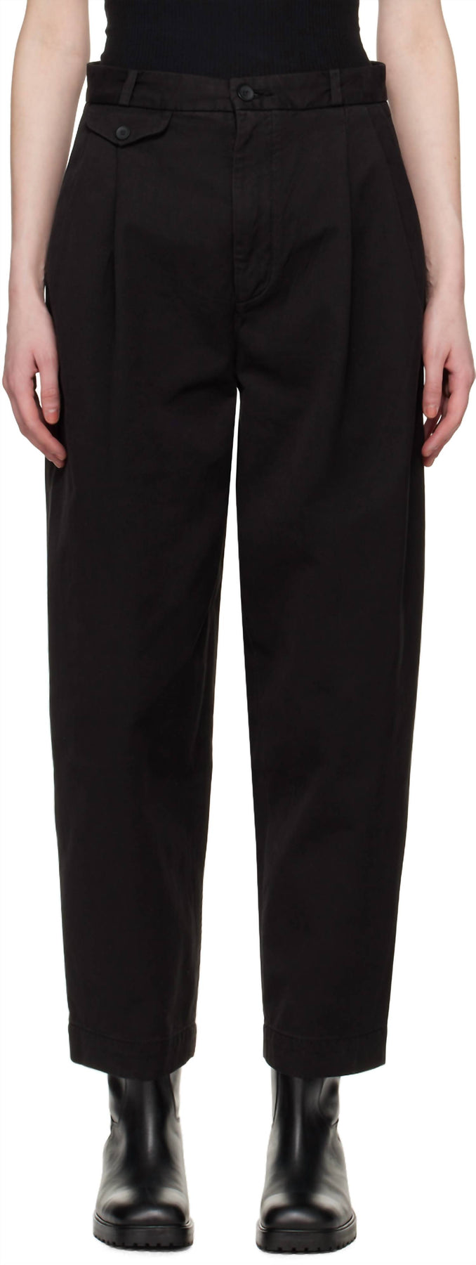Denim Becker Hose in Schwarz