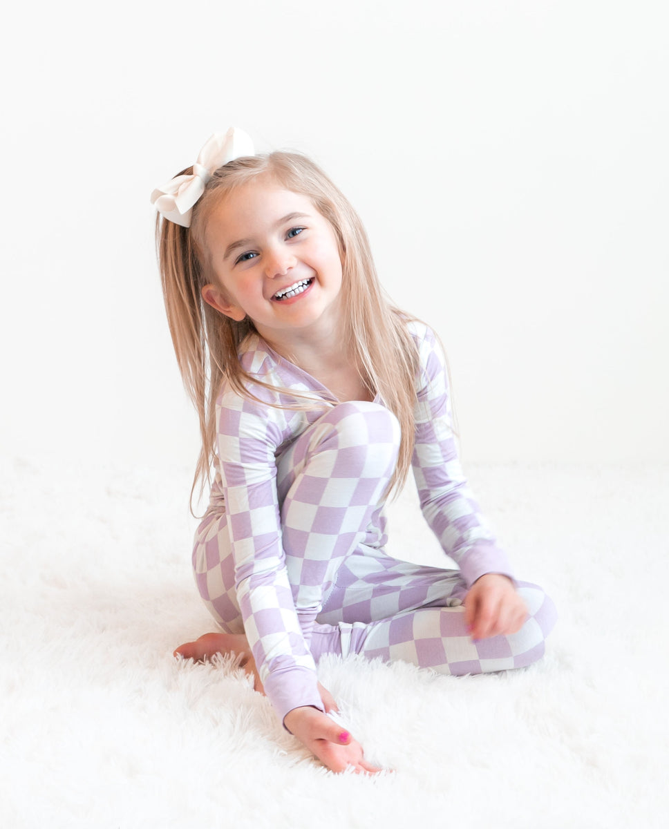 PERIWINKLE CHECKS DREAM Set