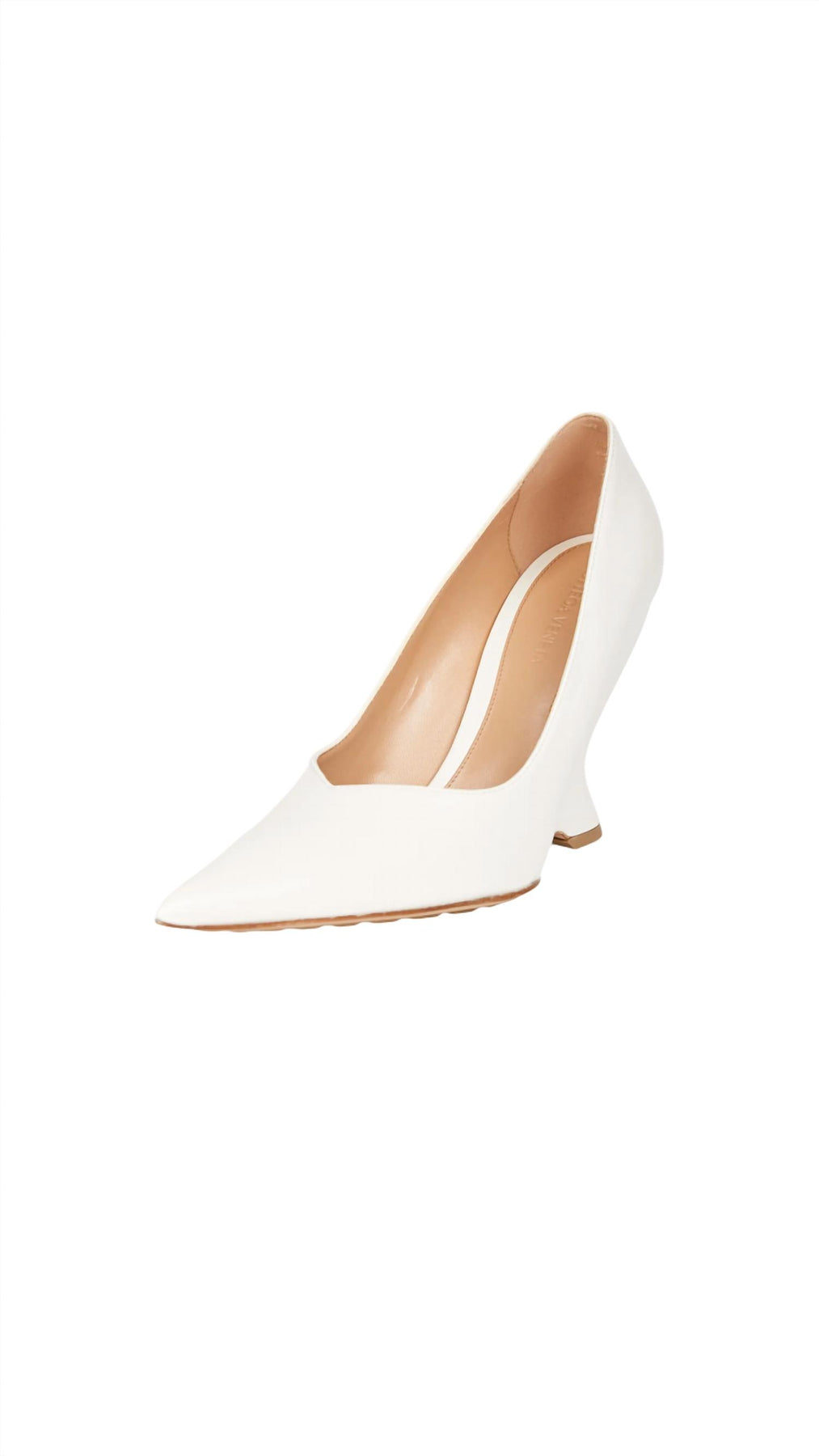 Damen Keilabsatz Pumps in Weiß