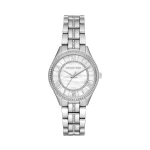 Michael Kors Lauryn MK3900 Damen-Armbanduhr aus silbernem Edelstahl mit Quarzwerk