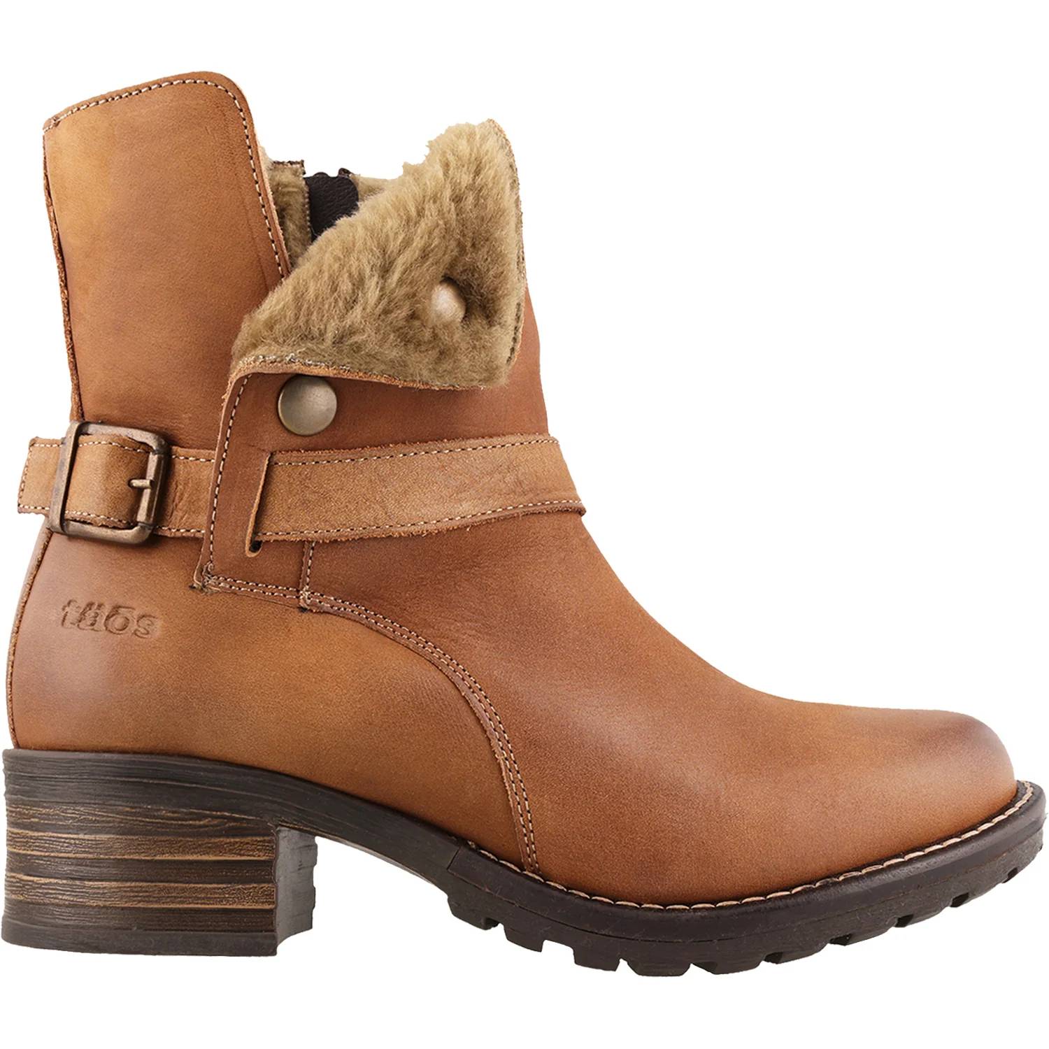 Damen Combo Mode Stiefel in Hellbraun