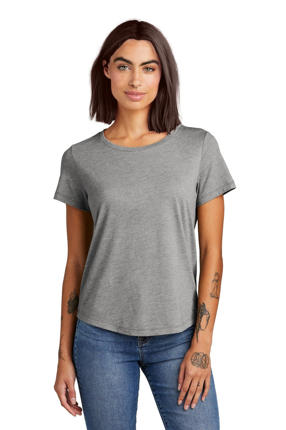 AllMade Damen entspannte Tri-Blend weiter Rundhalsausschnitt Tee AL2015
