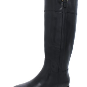 Phillipa Damen Leder große kniehohe Stiefel