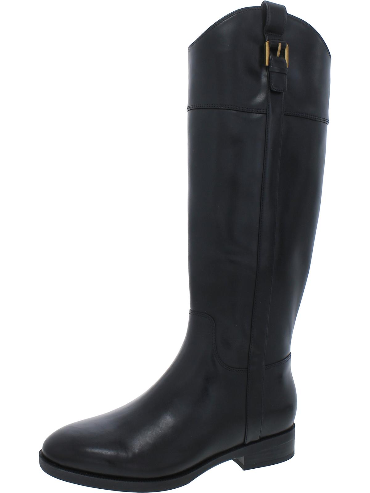 Phillipa Damen Leder hohe kniehohe Stiefel