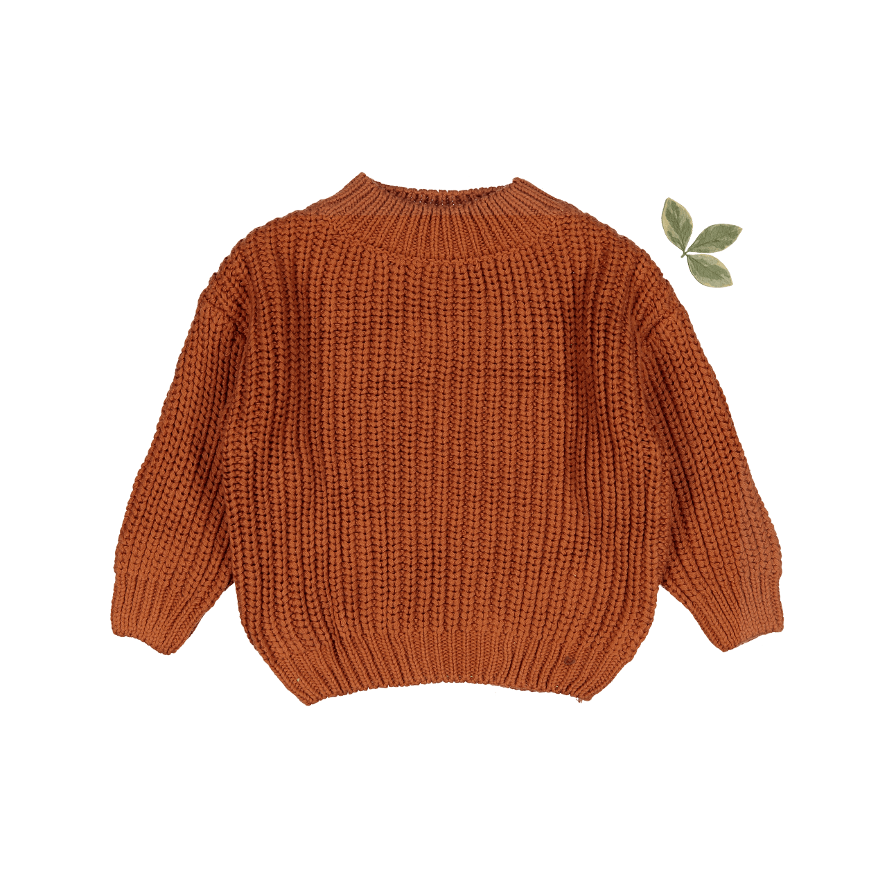 Der grob Strickpullover – Karamell