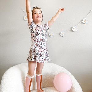 DISCO BIRTHDAY Mädchen Traum Body Kleid