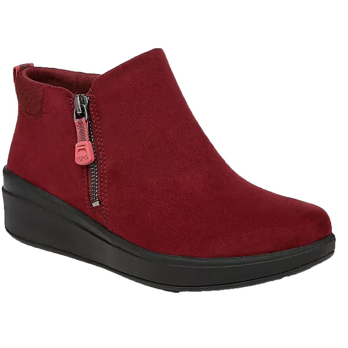 Lyrical Reißverschluss Imitat Wildleder Keil Stiefel