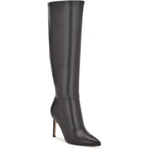 Richy Wide Calf Leder kniehohe Stiefel