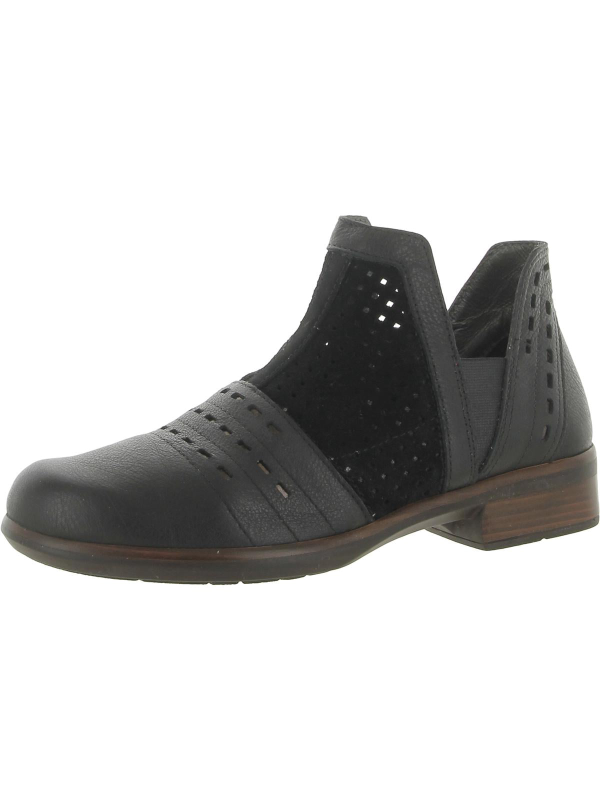 Rivotra Damen Leder Slip-On Stiefeletten