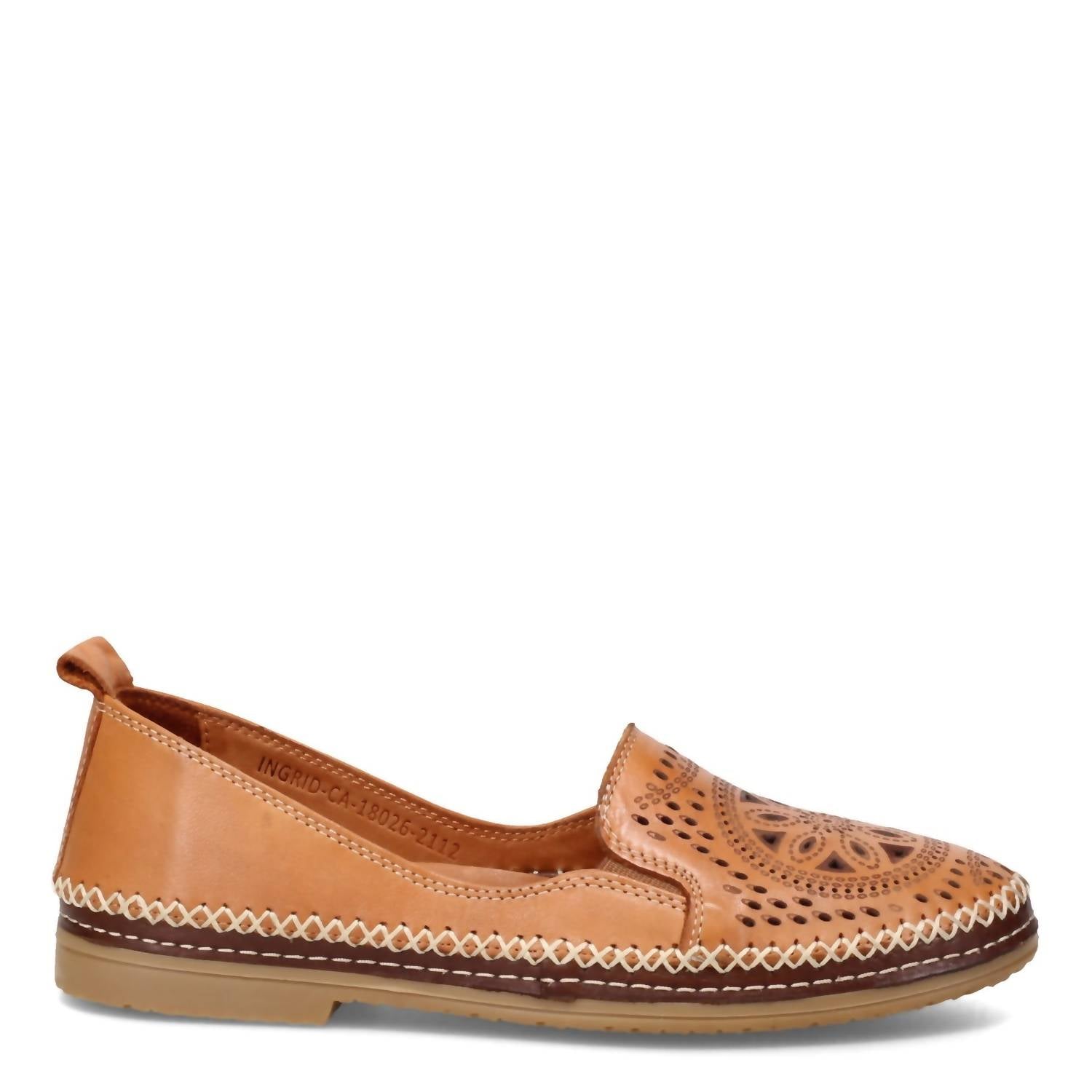 Damen Ingrid Slip-On Schuhe in Camel