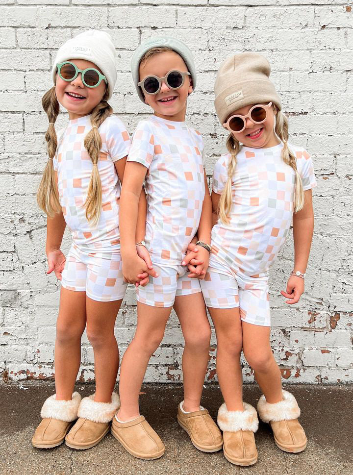 MUTED CHECKERS DREAM kurz Set