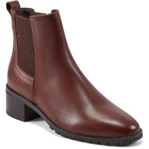 Fedra Reißverschluss Leder Stiefeletten