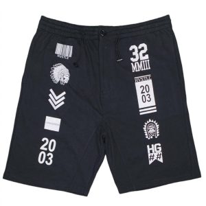 Herren Grafik kurz in schwarz 7733693677628